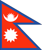 Flag of cuntry Nepal Medical Show 2017