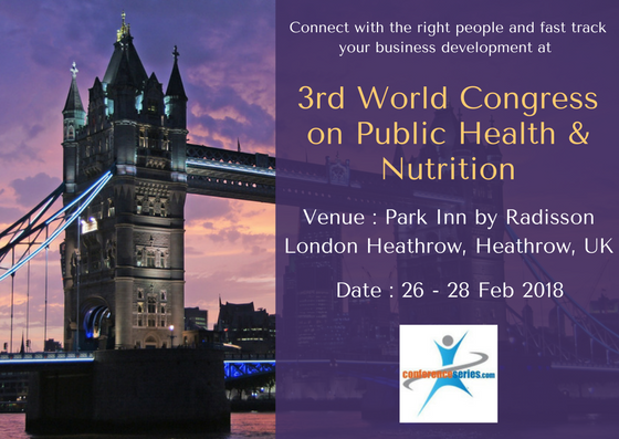 3rd World Congress on Public Health & Nutrition
