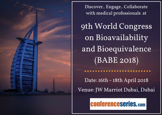9th World Congress on Bioavailability and Bioequivalence (BABE 2018)