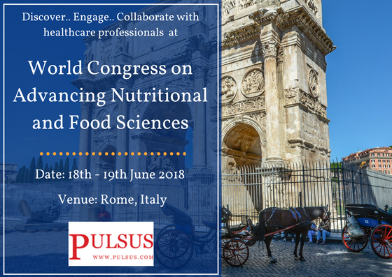 World Congress on Advancing Nutritional and Food Sciences