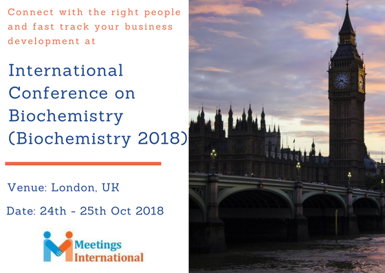 International Conference on Biochemistry (Biochemistry 2018)