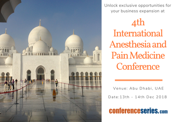 4th International Anesthesia and Pain Medicine Conference