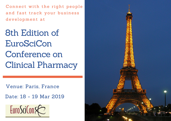8th Edition of EuroSciCon Conference on Clinical Pharmacy