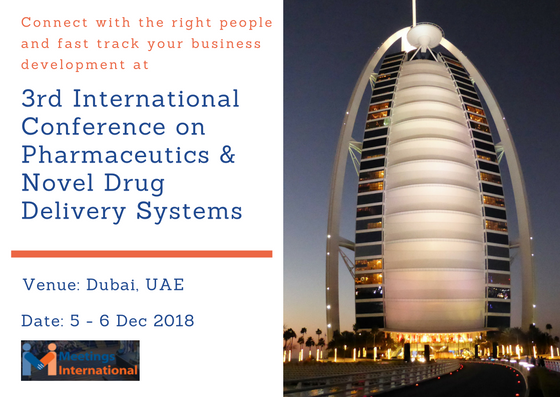 3rd International conference on Pharmaceutics & Novel Drug Delivery Systems