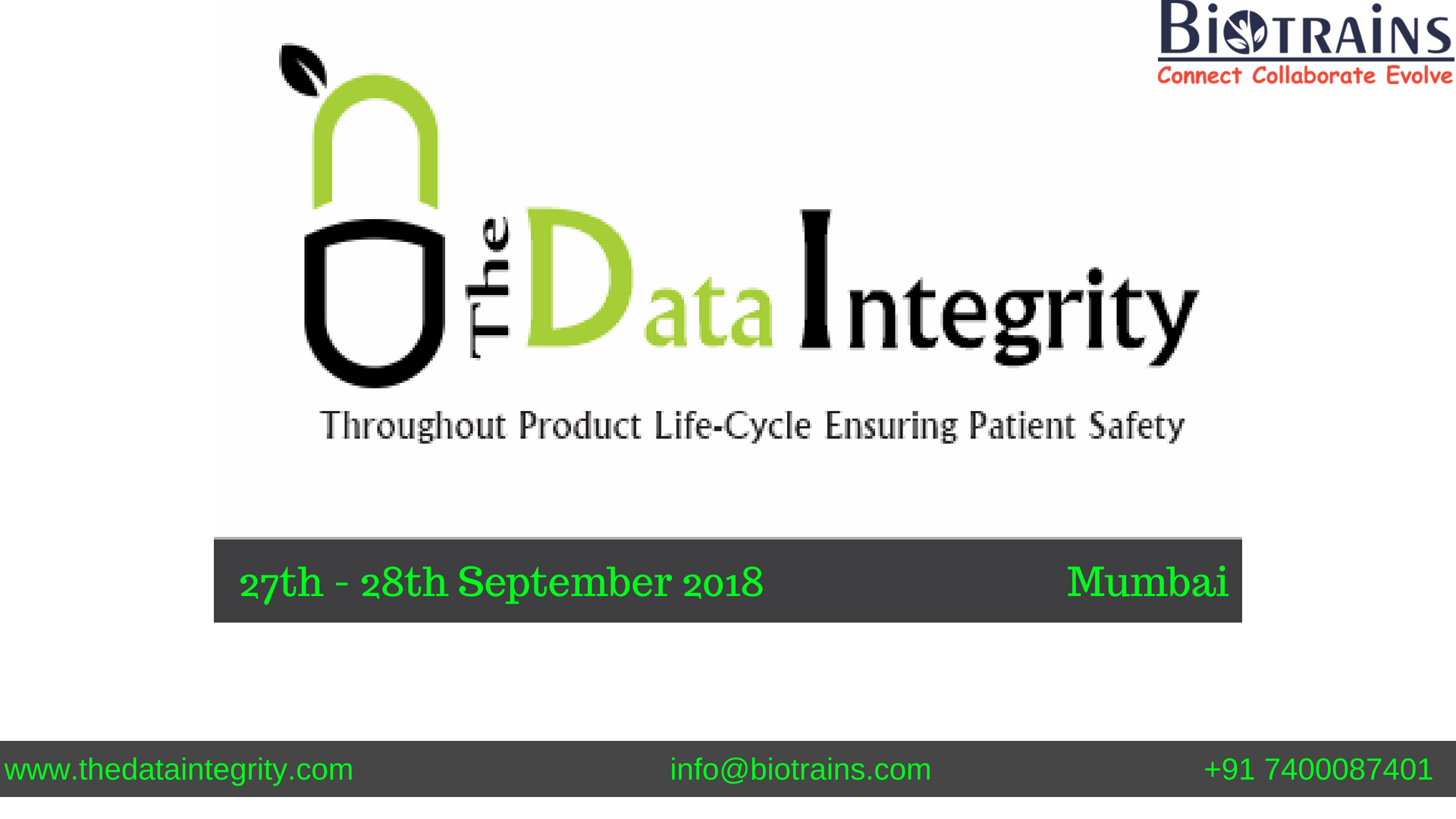Photos of The Data Integrity 2018 – Asia Pacific
