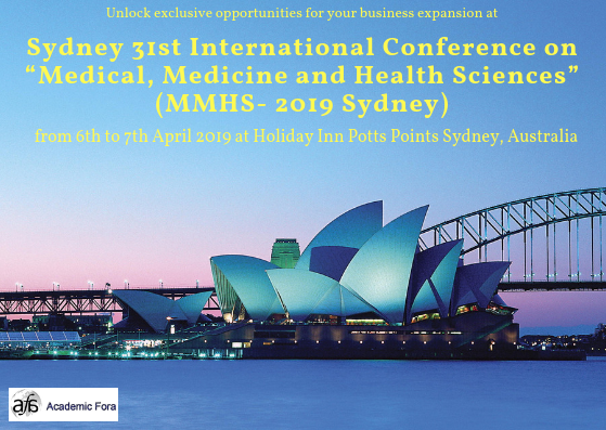 Photos of Sydney 31st International Conference on “Medical, Medicine and Health Sciences” (MMHS- 2019 Sydney)