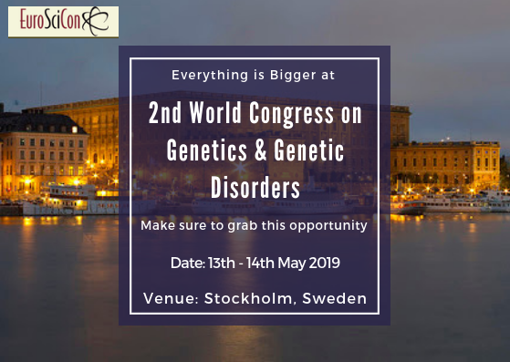2nd World Congress on Genetics & Genetic Disorders