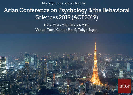 Asian Conference on Psychology & the Behavioral Sciences 2019 (ACP2019)