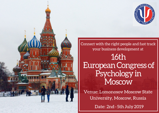 16th European Congress of Psychology in Moscow