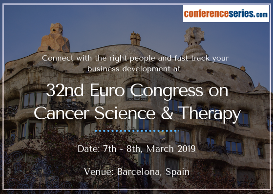 32nd Euro Congress on Cancer Science & Therapy