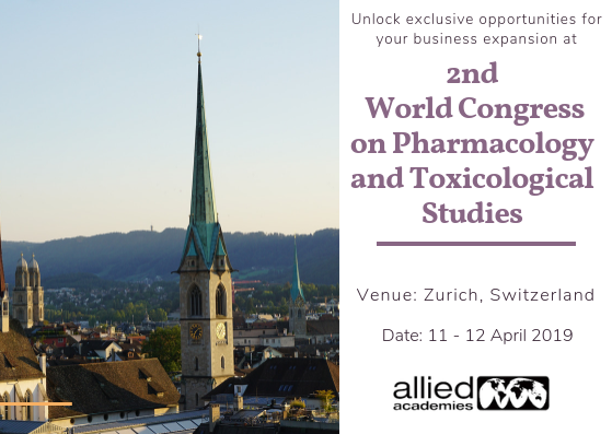2nd World Congress on Pharmacology and Toxicological Studies
