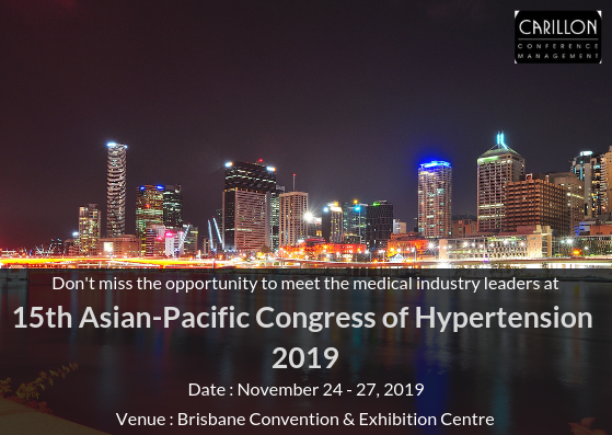 Photos of 15th Asian-Pacific Congress of Hypertension 2019