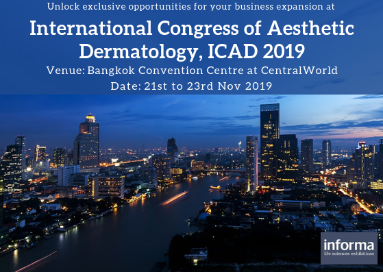 International Congress of Aesthetic Dermatology, ICAD 2019