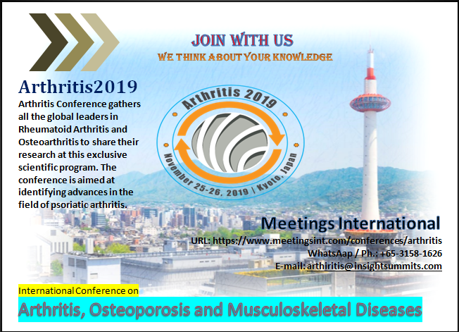 Photos of International Conference on Arthritis, Osteoporosis and Musculoskeletal Diseases [Event Cancelled]