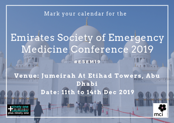 Emirates Society of Emergency Medicine Conference 2019