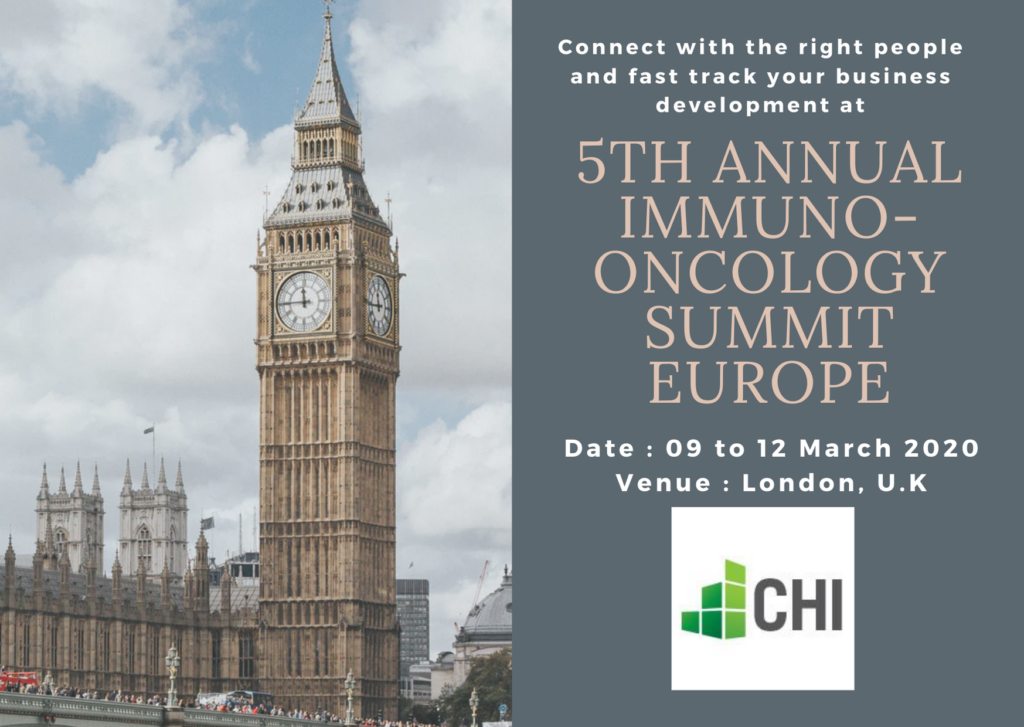 Fifth Annual Immuno-Oncology Summit Europe